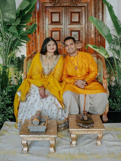 Crimson and Cherry - Wedding Design & Styling Vibrant Haldi & Mehendi Moments photo 12