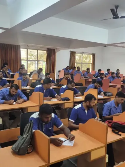 This is a look inside our onsite English language training program for Toyota Kirloskar Motor. We create an engaging classroom environment where employees can actively participate and build practical communication skills for their roles.
