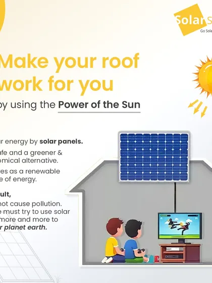 Make your roof work for you by using the power of the sun. My solar panels are a safe, green, and economical alternative to traditional energy.