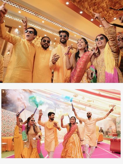 Vibrant Haldi & Mehndi Celebrations photo 11