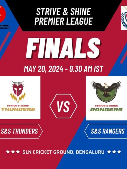 Geared up for the SSPL 2024 Finals between the Thunders and the Rangers. The culmination of a great tournament.