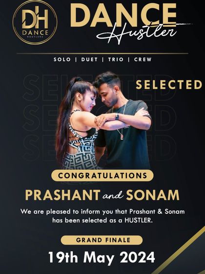 A proud moment being selected as a finalist for the Dance Hustler competition. It's always an honor to be recognized.