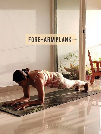 The Forearm Plank is a great alternative to the high plank, especially if you have wrist sensitivity. It builds incredible core and shoulder stability. Remember to keep your body in a straight line from head to heels.