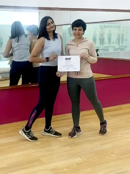 DtF empowers women. Here is Aparna, receiving her certification to open our new franchise at Lotus Panache, Noida.
