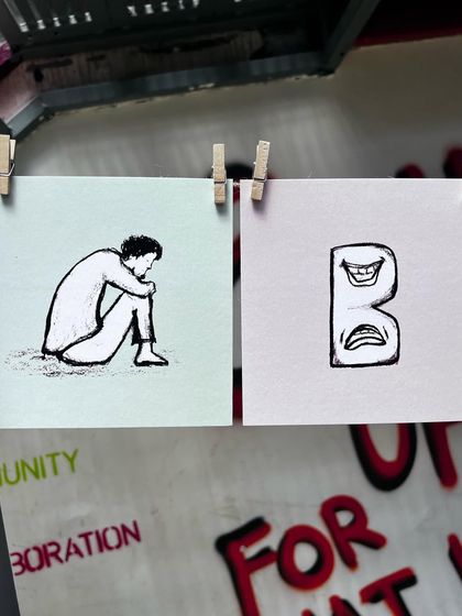 These are stills from my 'Mental Health Alphabet' installation. Each letter represents a condition or influence on mental health, created to build awareness and encourage open conversations.