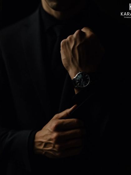 It is about time to style at our atelier. This image captures the essence of my brand: timeless, elegant, and minimalist menswear. The doors are always open for a new chapter in style.