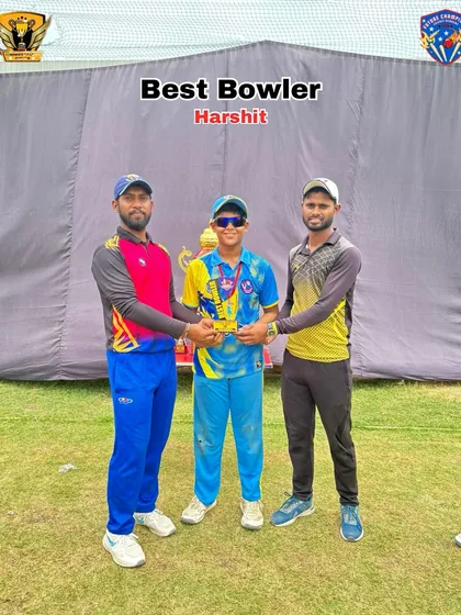 The Best Bowler of the tournament, Harshit.