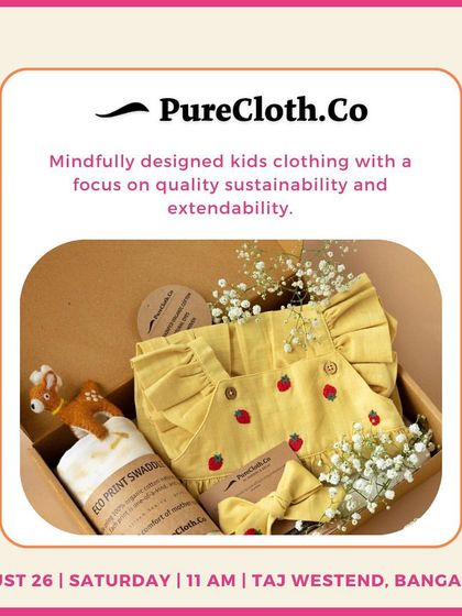 PureCloth.Co focuses on mindful design with an emphasis on quality and sustainability. This adorable strawberry-embroidered romper is a perfect example.