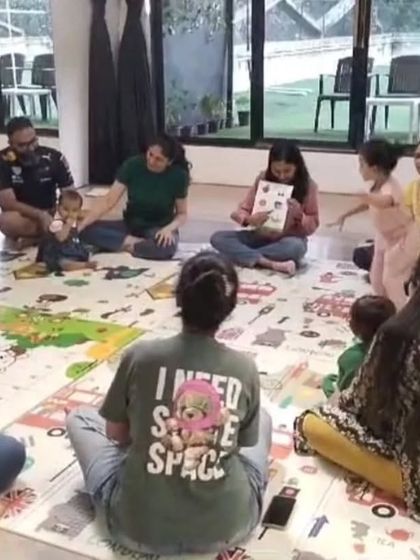 During our Fiddle semester, we use storybooks and songs to engage the children. This activity helps build early literacy and language skills in a playful, musical way.