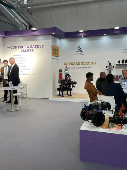 The Automat booth at EIMA International, a hub of activity where innovation from India meets the global agricultural market.