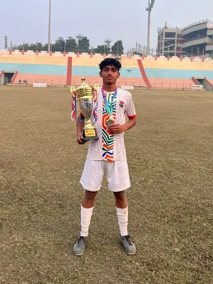 Standing tall with the trophy. Every tournament is a chance to prove our mettle, and our players always rise to the occasion.