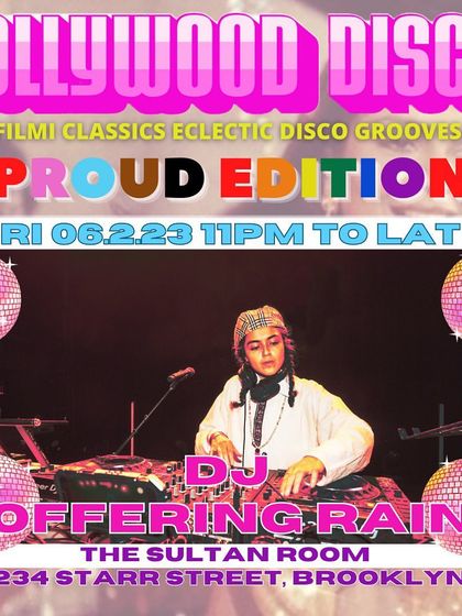 Featuring DJ Offering Rain for the Proud Edition. I consistently work with a diverse roster of queer artists who bring their unique sounds and energy to my parties.