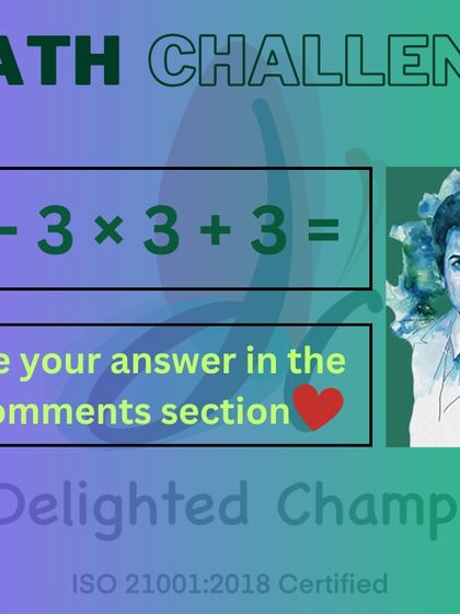 This math challenge involves exponents and negative numbers, adding another layer of complexity. We encourage students to tackle such problems to build resilience and advanced problem-solving skills.
