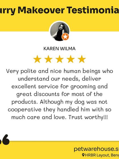 Pet Warehouse - Pet Grooming Services Words from Our Pet Parents photo 37