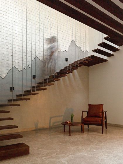 Embracing both success and failure is integral to our creative journey. This image of a floating staircase shows our commitment to pushing design boundaries through experimentation and refinement.