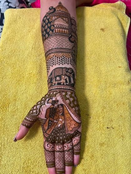 Vijay Singh - Bridal Mehndi Portrait & Storytelling Mehndi photo 27