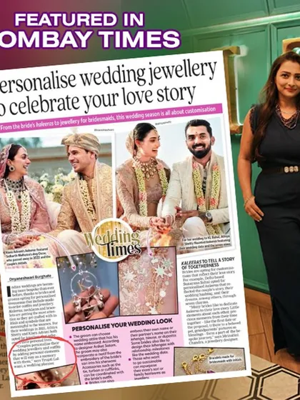 I was thrilled to be featured and quoted as a wedding planning expert in the Bombay Times. This recognition highlights my deep industry knowledge and commitment to personalizing every aspect of a wedding, from the big picture down to the smallest details.