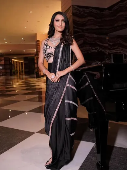 For a cocktail party or a modern event, a pre-stitched or creatively draped satin saree offers unmatched sophistication. I can teach you fusion techniques to create these sleek, glamorous looks that blend tradition with contemporary style.