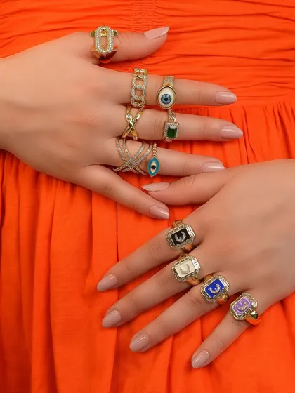 Are you summer ready? My collection of statement rings is perfect for adding a pop of color and personality to your look.