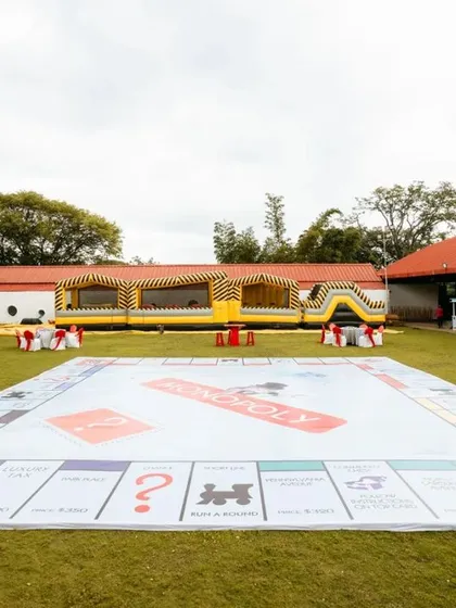 Why just play the game when you can be in it? For this birthday, I created a life-sized Monopoly board on the lawn, turning a classic game into an immersive party experience for kids and adults alike.