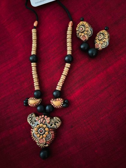 Greengold - Handcrafted Indian Jewellery Earthy Terracotta Jewellery photo 11