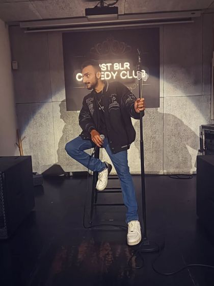 A diabolical pose. My persona is about being bold and unafraid to stand out.