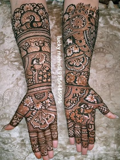 Lucky Mehndi Artist - Bridal Mehndi Full Bridal Mehndi (Hands & Arms) photo 30