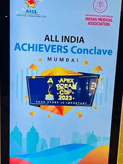 A digital welcome kiosk for the All India Achievers Conclave in Mumbai. We utilize modern technology for signage and information dissemination, providing a professional first impression for event attendees.
