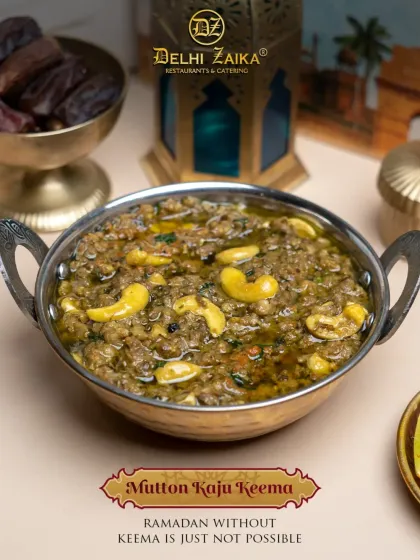 Ramadan without Keema is just not possible. Our Mutton Kaju Keema is a rich and flavorful dish featured in our Iftar boxes.