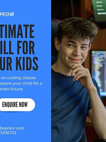 We offer the ultimate skill for your kids: hands-on coding classes that prepare them for a tech-driven future and boost their problem-solving abilities.