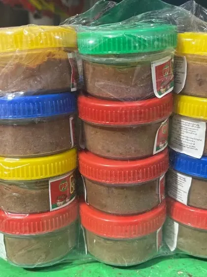 I sell authentic Manipuri fermented fish paste, or ngari. This is the real thing, essential for giving many Northeast dishes their unique and pungent flavor profile.