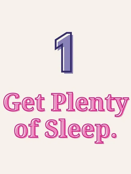 Self Care Tip 1: Get plenty of sleep. Your body is doing an incredible amount of work, and rest is essential for recovery and healthy development.