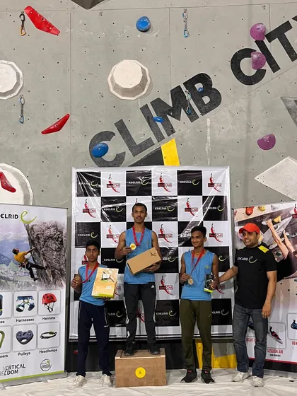 Celebrating the champions of our Kids Climbing Championship Vol. 3. It's an honor to award these talented young climbers for their incredible performances and hard work on the podium.