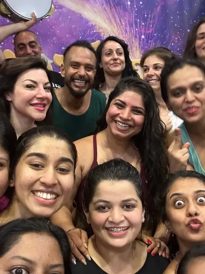 Making memories across the globe! This is us, Team Azaya, after performing at the Marhaba Belly Dance Festival in Rome, Italy. The workshops were incredible, and sharing this experience with my students was a dream come true.