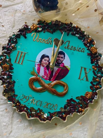 Flicker Colors - Keepsake & Memory Preservation Functional Art: Clocks & Platters photo 32