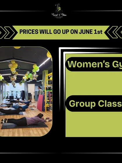 A friendly reminder about our services. Our women's gym offers a wide range of group classes designed to be powerful, uplifting, and supportive.