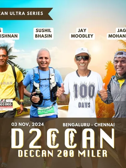 For the truly relentless, we present the Deccan 200 Miler. This is our hyper ultra-marathon, a 320-kilometer point-to-point challenge from Bengaluru to Chennai. We provide full support for the few who dare to take on this monumental highway run.