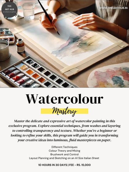 Master the delicate and expressive art of watercolor painting in this exclusive program. I guide beginners and experienced artists through techniques like washes, layering, and color theory.