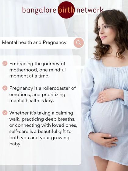 Self-care during pregnancy can be as simple as a calming walk or deep breaths. This graphic reminds us that prioritizing mental health is key to navigating the emotional journey of motherhood.