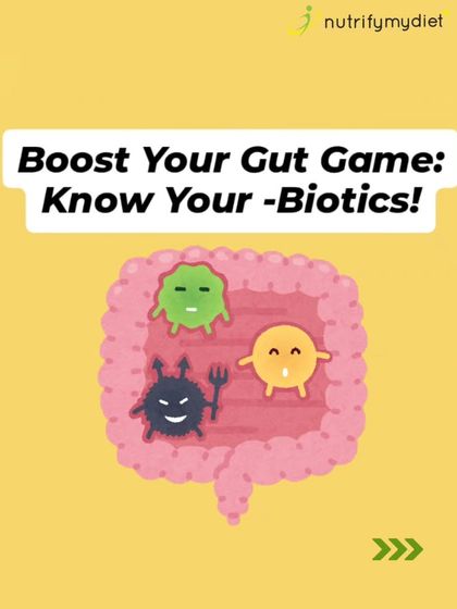 Know Your -Biotics! Let's decode the terms you hear about gut health. This series breaks down the difference between prebiotics, probiotics, and more.