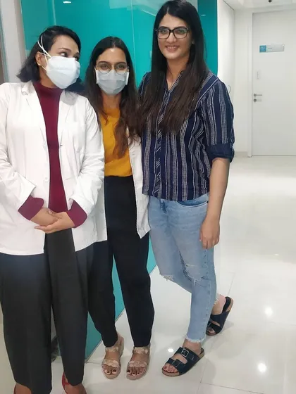 Our clinic's Secret Santa reveal on Christmas Eve. Building a warm and friendly atmosphere with my team is important to me.