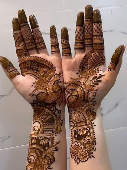 Full Bridal & Engagement Mehendi photo 40