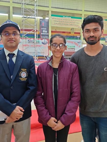 We are so proud of Hiya, the first ever participant from Noida to be selected for the UP gymnastics team for the Junior National Championship.