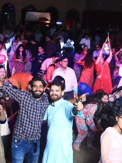 More happy faces from the crowd at our Dandiya event. We make sure our events are interactive and fun for everyone who attends.