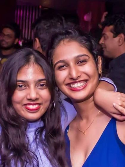 Happy faces in the crowd at Drava Lounge. Seeing people connect and have fun is the best part of being a DJ.
