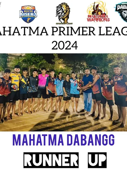 The runners-up of MPL Season 5, Mahatma Dabangg.
