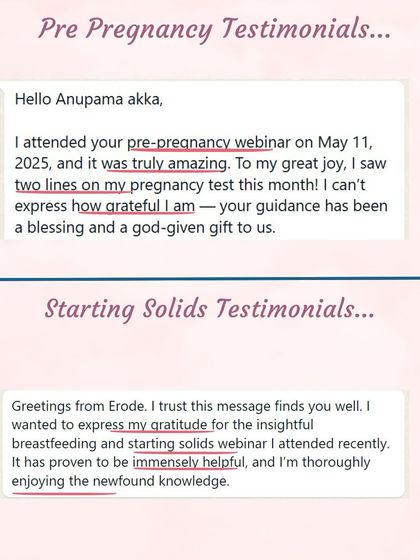"I saw two lines on my pregnancy test this month!" These messages are a blessing and a gift. I am so grateful to be part of these journeys.