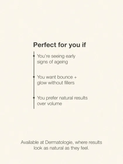 Profhilo is perfect for you if you're seeing early signs of aging and want to restore bounce and glow without fillers. I recommend it for patients who prefer natural results over added volume.