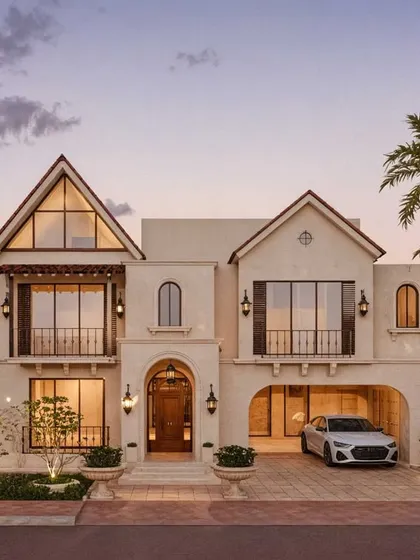 We transformed a client's daydream into this Spanish-style weekend retreat. Every arch, tile, and texture was crafted to feel like a vacation, featuring rustic courtyards, breezy balconies, and a terracotta soul that captures the essence of a Spanish siesta.