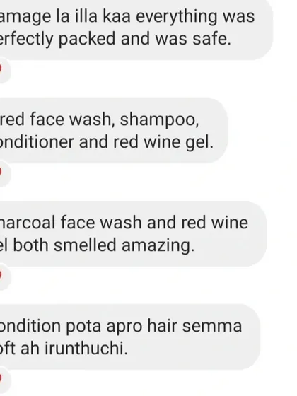This customer loved how soft her hair felt after using my conditioner. It is always great to hear positive feedback on the entire range of products.